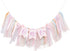Pink Sweetheart One Birthday Banner - Pink Tutu Skirt High Chair Banner , 1st Birthday Party Gifts for Girls , Pink Bow-knot Decoration , Birthday Party Decorations , Photo Decoration Props , Valentines Day Banner