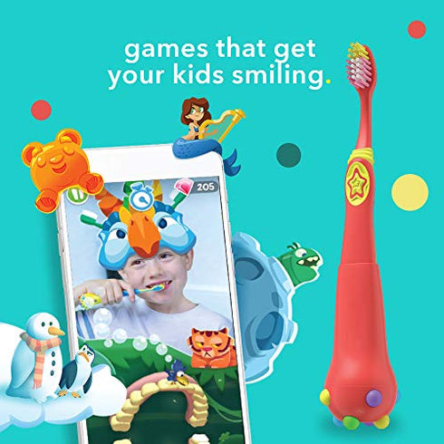 Colgate hum Kids Smart Manual Toothbrush, Coral