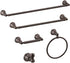 Delta Faucet 73246-RB Woodhurst Towel Ring, SpotShield Venetian Bronze