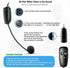 Bietrun UHF Wireless Microphone Headset, 165ft Range, Working Time 6H, 1/4''Plug, Wireless Headset Mic ?Handheld Mic 2 in 1, for Karaoke Speaker, Amplifier, Mic Speakers, PA System, Teaching, Fitness