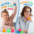 4 Pack Stress Ball for Kids and Adults Slow Rising Balls Sensory Fidget Toy Anxiety Stress Relief Squeezing Balls Calming Tool, Vent Mood and Improve Focus, Soft Squishy Ball Hand Grip Pressure Ball