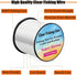 Strong Fishing Line Clear, Acejoz Thick Fishing Wire 0.8mm Invisible Hanging Wire Heavy Duty Monofilament Line 70 Lb Test for Hanging Decoration Balloon Garland Crafts