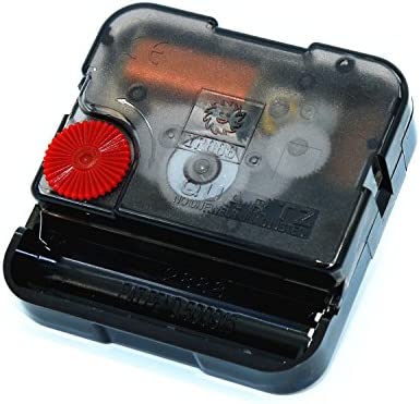 Youngtown #12888 Quartz DIY Wall Clock Movement Mechanism DIY Repair Parts Replacement Kit Sweep Silent Movement White Shaft,3/8 Inch Maximum Dial Thickness, 43/64 Inch Total Shaft Length.(No Hands)