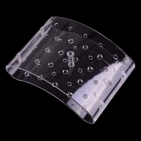 3Pcs 20 Hole Small Acrylic Transparent Lollipop Display Stand Server Decoration Cake Pop Holder Base Shelf Plastic Board Holder Lollipop Dessert Sticks Tower Container,Party Corner Decor,Clear,3.5 MM