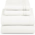 Clara Clark 1800 Premier Series 4pc Bed Sheet Set - King, White,