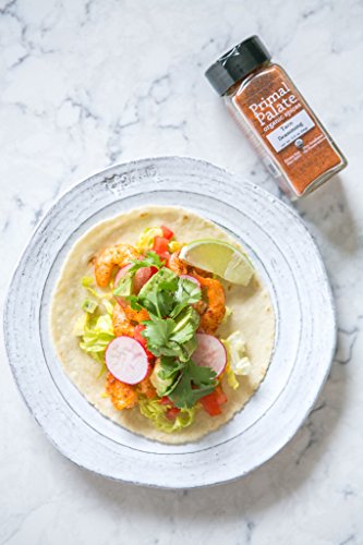 Primal Palate Organic Spices Taco Seasoning, Certified Organic, 2.0 oz Bottle