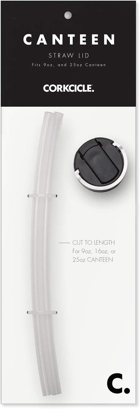 CORKCICLE Canteen Cap with Straw - Fits 9oz, 16oz and 25oz Canteen
