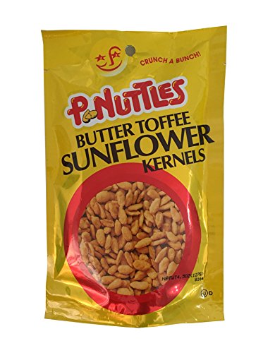 P.nuttles Butter Toffee Sunflower Kernels 4.5 oz - Pack of 3 (Sunflower Seeds)