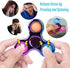 Jawhock 3 Pack Pop Fidget Spinner, Metal-Looking Push Bubble Fidget Spinner, Party Favor Sensory Simple Fidget Pack Hand Spinner for ADHD Anxiety Stress Relief for Kids