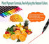 Kekelele Dual Tip Markers for Kids, Washable Markers Set, Art Markers with Stand Portable Box, Gift For Kids (24 Colours)
