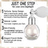 Shimmering Spray Powder Sparkle Powder, Body Glitter Face High Gloss Spray Highlighter Loose Powder Makeup Spray for Women Hair Nails Makeup( 1#Pearl White)