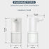 PROMUN Premium Touchless Electric Foam Soap Dispenser, Automatic Hand Sanitizer Dispenser with Infrared Motion Sensor Hands, Battery Operated Ideal for Kitchen or Bathroom Use (White)