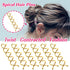 TUUXI 10pcs Spiral Hair Pins 2 Inch Gold Metal Fast Bun Hair Accessories Spiral Bobby Pins Spin Twist Screw Hair Pins for Women Hair Style DIY