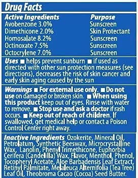 Dermatone Lip Balm SPF 30 | Moisturizing | Formulated to Soothe & Replenish Chapped and Cracked Lips (Coconut Lip Balm, 0.15 Oz Pack of 2)