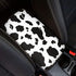 Dreaweet Stylish Cow Print Auto Center Console Pad,Car Armrest Pad Car Armrest Seat Box Cover Protector for Most Vehicle, SUV, Truck, Car