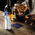 Torch Lighter, Butane Refillable Triple Jet Flame Adjustable Windproof Lighter with Puncher, Cigar Cutter and Lighter Set, Gifts for Men- Butane Gas Not Included