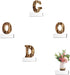 Ni Hao Decor Small Floating Shelves Wall Mounted Showcase Display Shelves with Invisible Brackets for Bedroom Living Room Bathroom Dressing Table Set of 5 White
