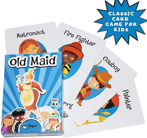 Regal Games - Classic Card Games - Old Maid - Card Game Gift for Christmas, Birthdays, Holidays, and Family Gatherings