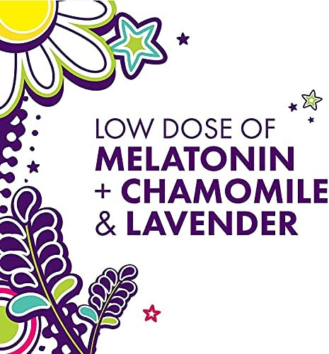 VICKS Pure Zzzs Kidz, Melatonin Sleep Aid Gummies for Kids and Children, Helps Your Child Fall Asleep Naturally, Low Dose Melatonin, Berry Flavored, 72 Gummies