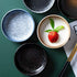 3.5 Inch Japanese Style Classic Porcelain Side Dish Bowl Seasoning Dishes Soy Dipping Sauce Dishes-Set of 6-Black