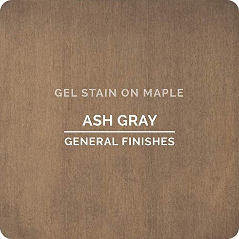 General Finishes Oil Base Gel Stain, 1/2 Pint, Ash Gray