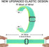?2Pack? Elastic Watch Band Compatible with Fitbit Inspire 2/ Inspire/Inspire HR,Woven Soft Nylon Sport Breathable Wristband Replacement Women Men for Fitbit Inspire (Green-Black)