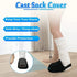 Cast Sock Toe Cover Soft for Foot Warmer Socks Walking Boot Broken Toe Ankle Orthotic Sock Protector Accessories After Surgery Orthopedic Boot Sock Leg Cast Covers (1 PCS)