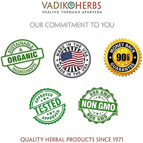 Certified Organic Vadik Herbs Jatamansi Spikenard Root (Nardostachys jatamansi) Powder | Helps to Maintain Healthy Nervous System and Optimal Brain Functions (100 Vegicaps)