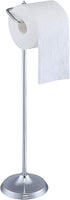 SunnyPoint Bathroom Free Standing Toilet Tissue Paper Roll Holder Stand with Reserve Function, Chrome Finish