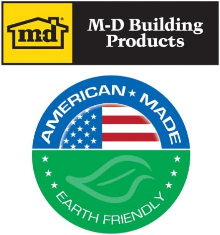 M-D Building Products 2378 M-D 0 Self-Adhesive Pipe Insulation Wrap 2 in Od X 15 Ft L X 1/8 in T, PVC Foam, Black/Silver