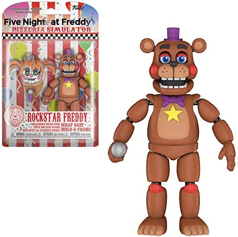 Funko Five Nights at Freddy's Pizza Simulator - Rockstar Freddy Collectible Figure, Multicolor