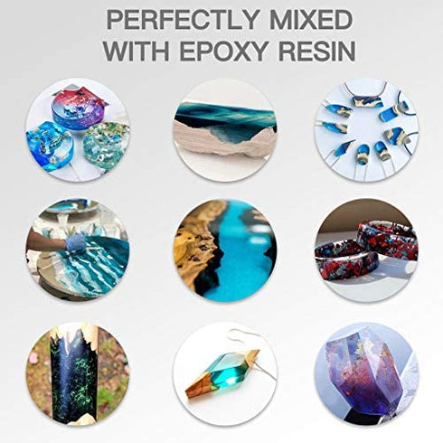 Mica Powder for Epoxy Resin, 100g Pearl Silver White Premium Slime Pigment, Upgrade Color Pigment for Soap, Paint, Nail Art, Bath Bomb (3.52oz)
