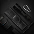 PALUMMA Nylon Flashlight Pouch Holster with Carabiner, Flexible Adjustment Flashlight Belt Holder for Most Brands Size Up to 7 inches