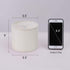 Wellmet Small Lamp Shade,ONLY for Candle Bulbs,Clip-on Drum Lamp Shades,Set of 6, 5.5"x 5.5"x5",Cream White