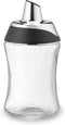 J&M Design Sugar Dispenser Shaker w/ Pour Spout For Coffee Bar Accessories , Tea Organizer Station Essentials , Coffee Gifts & Kitchen Baking w/ Easy Spoon Pouring Lid - 7.5oz Glass Jar Container Bowl