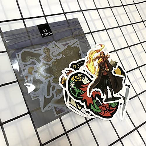 GTOTd Dungeons and Dragons Stickers?20 pcs?Large Size?Gifts Games DND Merch Party Supplies Decor Decals Vinyls for Suitcase Laptop Waterbottle Phone Teens Girls
