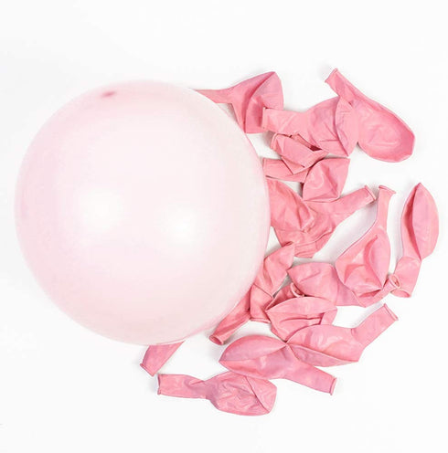 Metallic Pink Balloons and Gold Balloons 146pcs, Macaron Pink Balloon Kit with Gold and Pink Metallic Balloons and Accessories for Engagement Wedding Anniversary Birthday Party Bridal and Baby Shower Decoration Backdrop