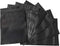 100 Pack Mylar Bags - 5.5 x 7.8 Inch Resealable Foil Pouch Bag Food Storage Pouch Matte Black