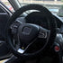 YOOFER Elastic Fluffy Plush Steering Wheel Cover for Warm in Winter, Fuzzy Steering Wheel Cover Universal 15 inches,Black