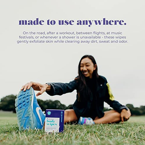 Goodwipes Really Big Body Wipes, Fresh Scent, Plant Based and Hypoallergenic, Wipe Away Sweat and Odor, for Face and Body, with Aloe and Ginseng (10 Count)