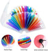 2 Pack 13-Pockets Expanding Accordion File Folder Mini Organizer Wallet for Storage Invoice/Receipt/Cards/Coupon/Tickets
