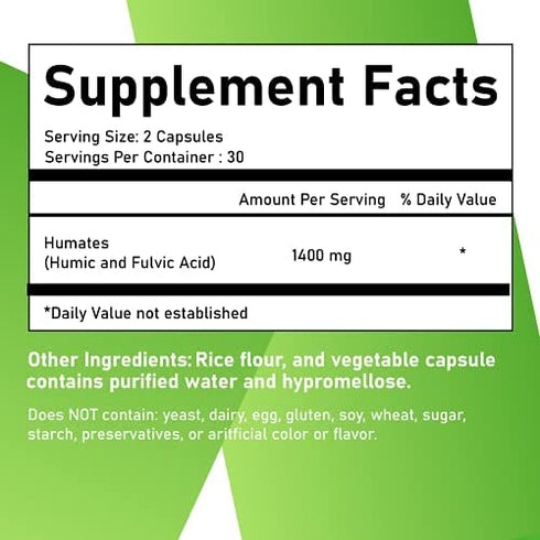 Organic Humic and Fulvic Acid Supplement; 72 High Absorption Trace Minerals from Ancient Plant Source. Promotes Hydration, Electrolyte Balance, Gut Health, Cognitive Function & Immune System Support