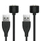 TUSITA [2-Pack Charger Compatible with Xiaomi Mi Band 5 6 7, Amazfit Band 5 - USB Magnetic Charging Cable 3.3ft/100cm - Fitness Tracker Accessories