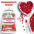 Premium Pomegranate Juice Powder Supplement 1200mg, Supports Healthy Blood Pressure, Joints, Skin & Anti Aging with Bioperine Black Pepper, Powerful Antioxidant with Vitamin C & K, 120 Vegan Capsules