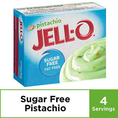 Jell-O Instant Pistachio Sugar-Free Fat Free Pudding & Pie Filling (1 oz Boxes, Pack of 6)
