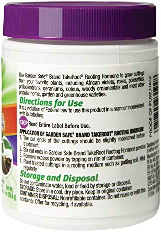Garden Safe TakeRoot Rooting Hormone 2 oz, Helps New Plants grow from Cuttings