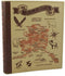 Embossed Vintage Map Alaska Photo Album Holds 96 4x6 Photo Safe