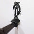 Black Bottle Opener Wall Mounted Palm Tree Rustic Bottle Opener Cap Catcher (Black Coconut)1