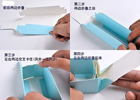 A-parts Macaron Box, Chocolate Container, Cookie Holder, Hold 6 Macarons 10 Packs Gift Boxes without Macaron?Pink?