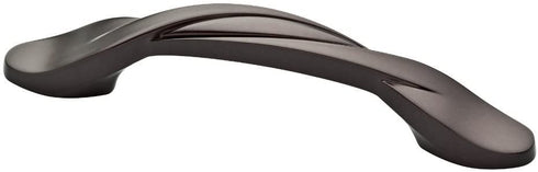 Franklin Brass P35518K-OB3-B Curved Kitchen Cabinet Drawer Handle Pull, 3 inch, Dark Bronze, 10 Count